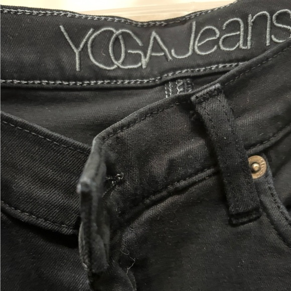 2 Yoga Jeans high rise skinny size 29 black and blue - Picture 2 of 6